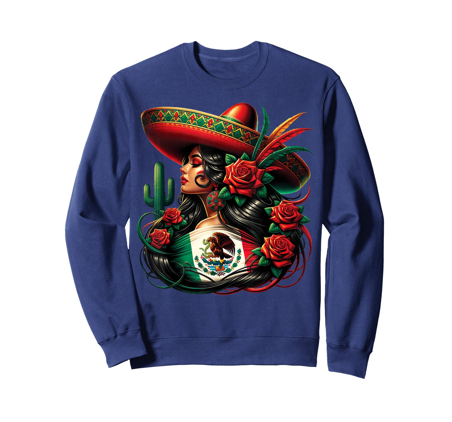 Mexico Flag Mexican Hispanic Siesta Pride Viva Mexico Women T-Shirt