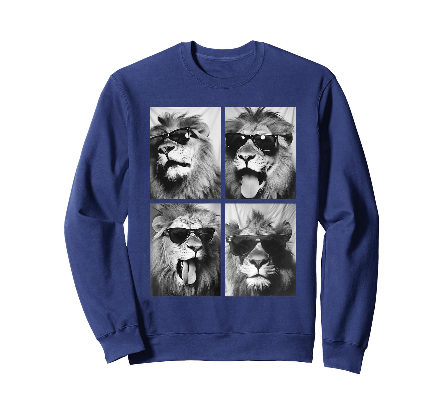 Cute Lions with Sunglasses Cool Lion Animals Photo Booth T-Shirt