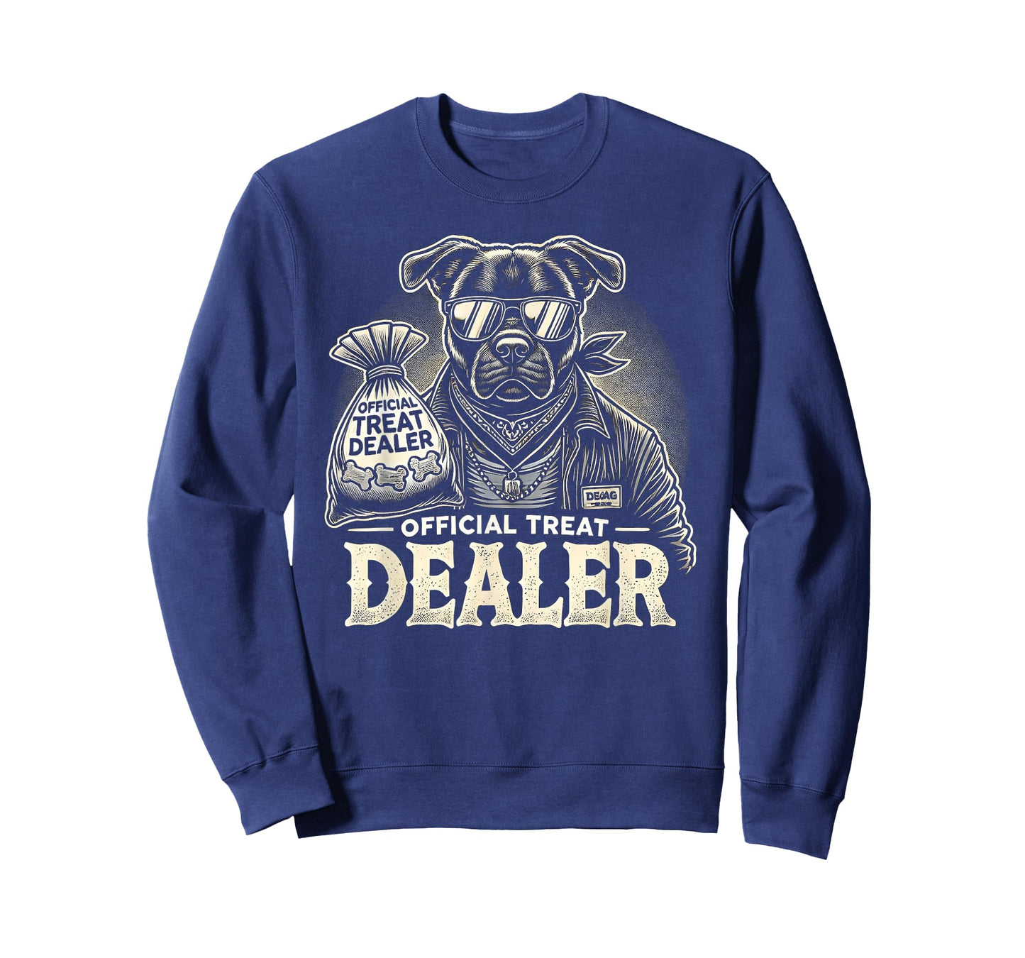 Dog Lover Official Treat Dealer Funny Pet Design Tee T-Shirt