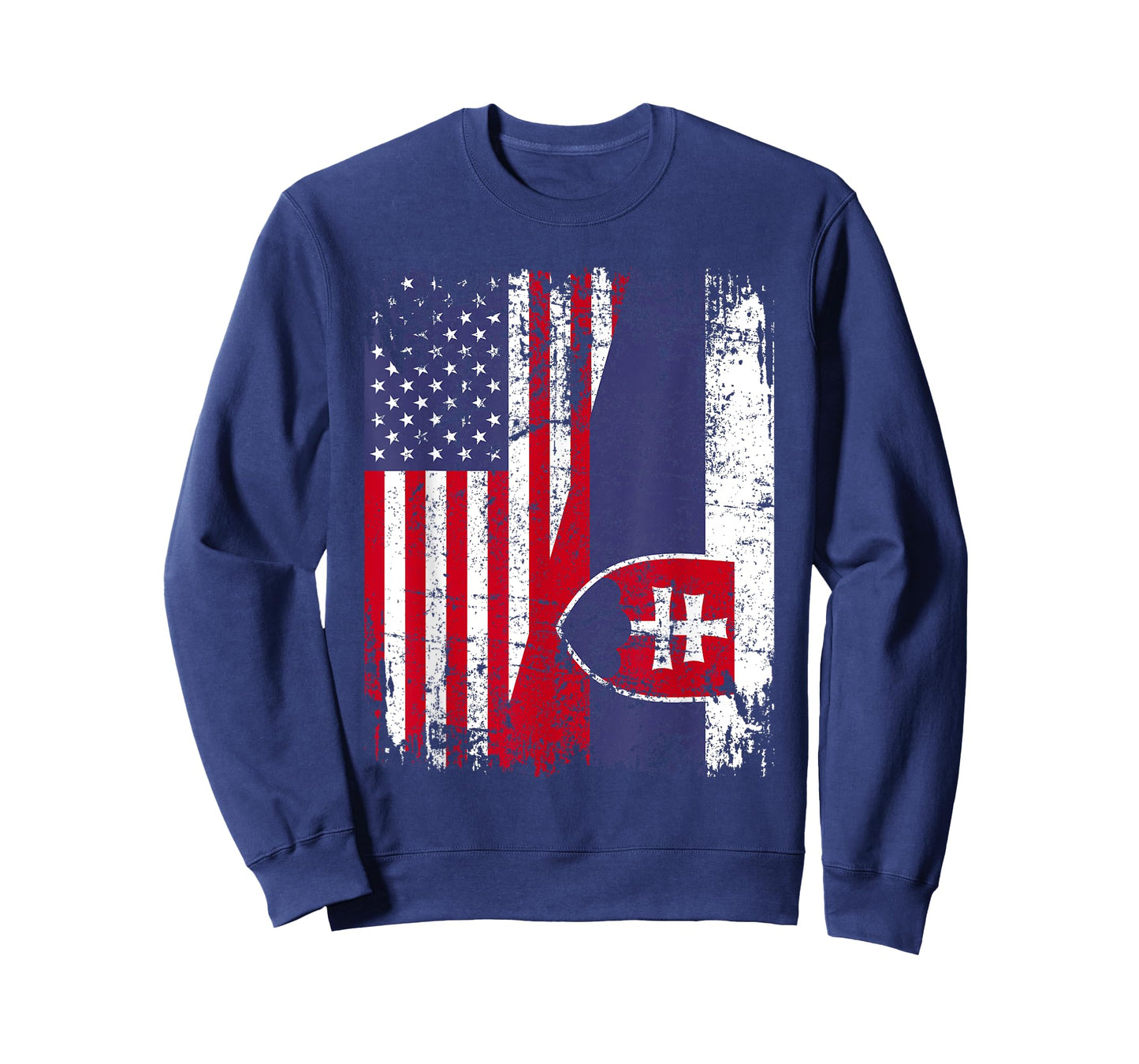 SLOVAK ROOTS | Half American Flag | SLOVAKIA FLAG T-Shirt