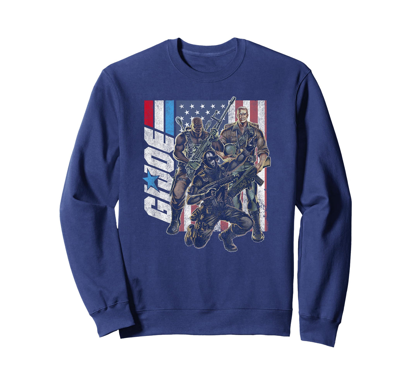 G.I. Joe Group Shot Fourth of July Trio of Patriots T-Shirt