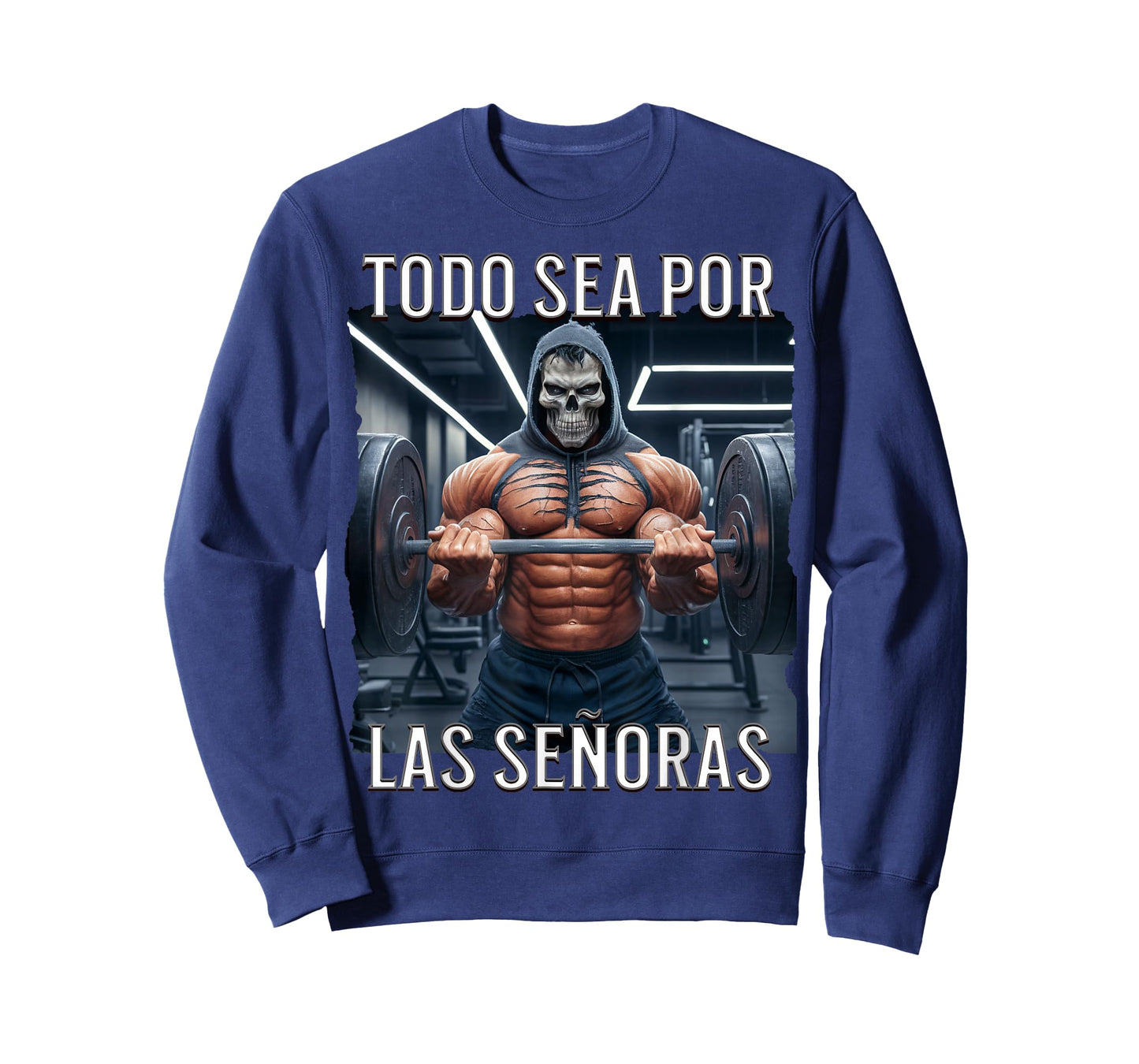 Todo sea por las señoras senoras: Calacas chidas gym T-Shirt