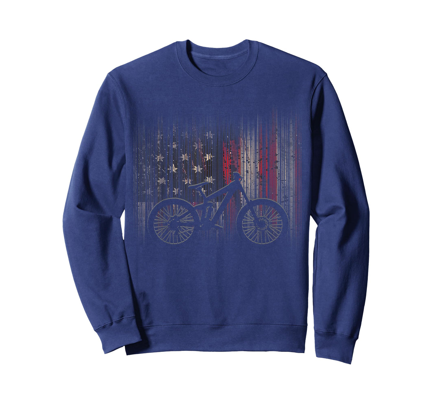 American Flag MTB Mountain Bike Apparel - Mountain Bike T-Shirt