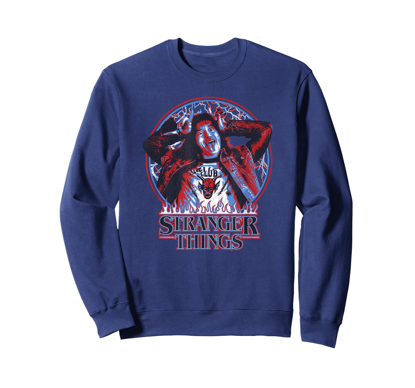Stranger Things Eddie Munson American Colors Logo T-Shirt