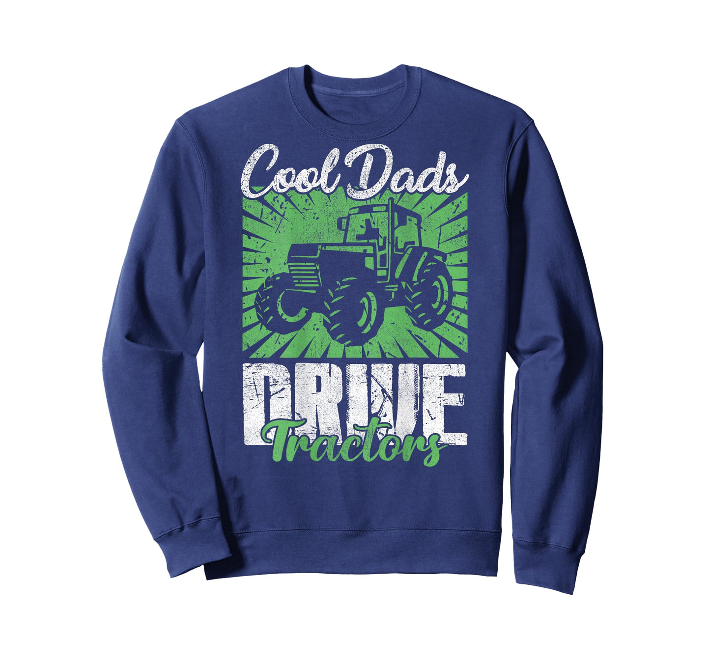 Cool Dads Drive Tractors Farmer Dad Farming Men (On Back) T-Shirt