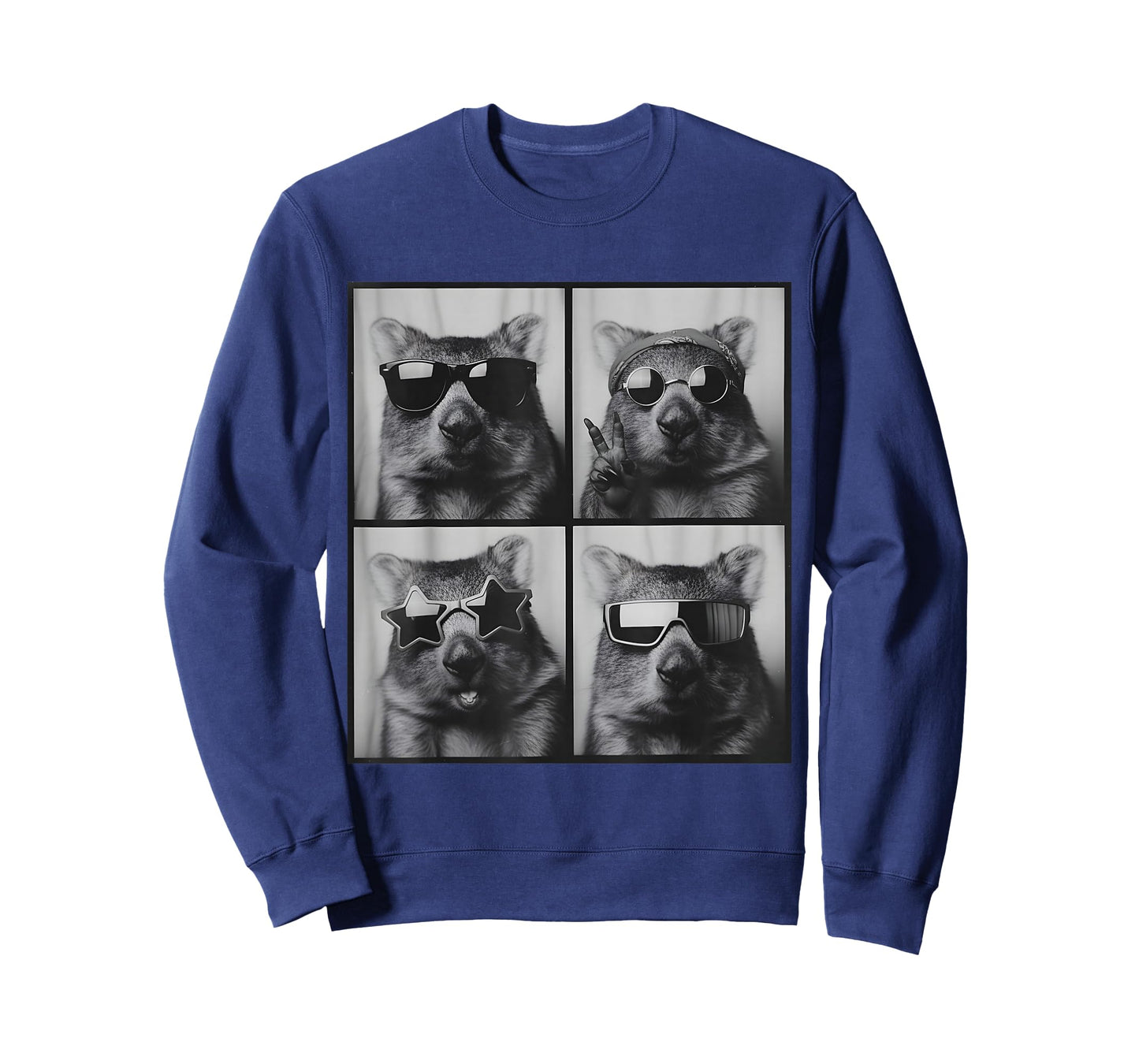 Funny Wombat Wearing Sunglasses Photo Booth Selfie T-Shirt