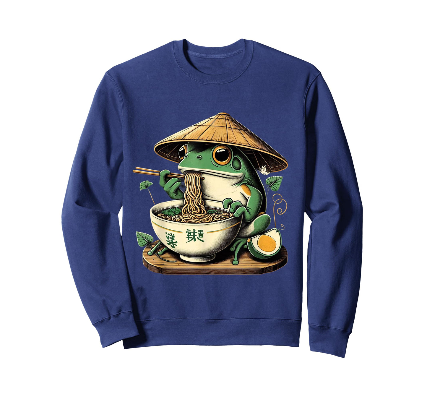 Frog Eating Ramen Kawaii Neko Japanese Noodles Anime Lovers T-Shirt