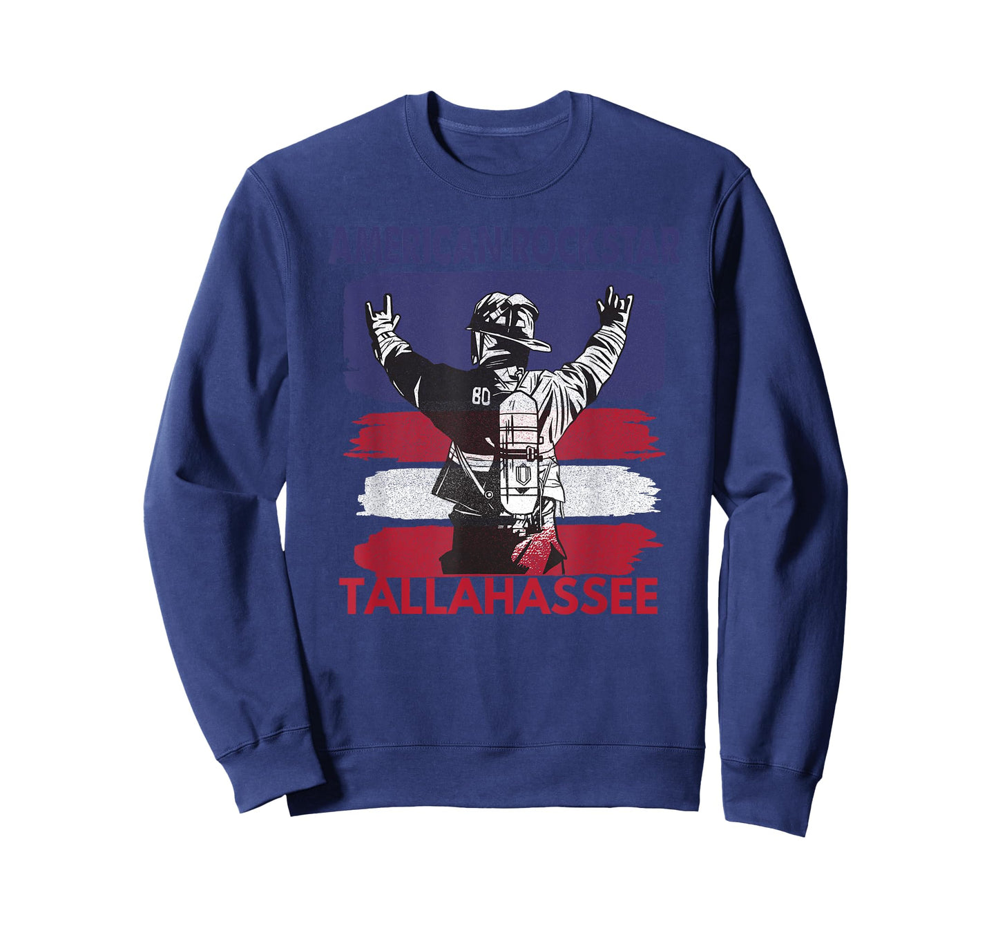 American Rockstar Tallahassee Florida Gift for Firefighter T-Shirt