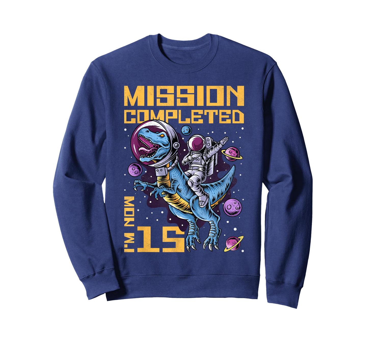 15th Birthday Mission Completed I'm Now 15 Years Old T-Shirt