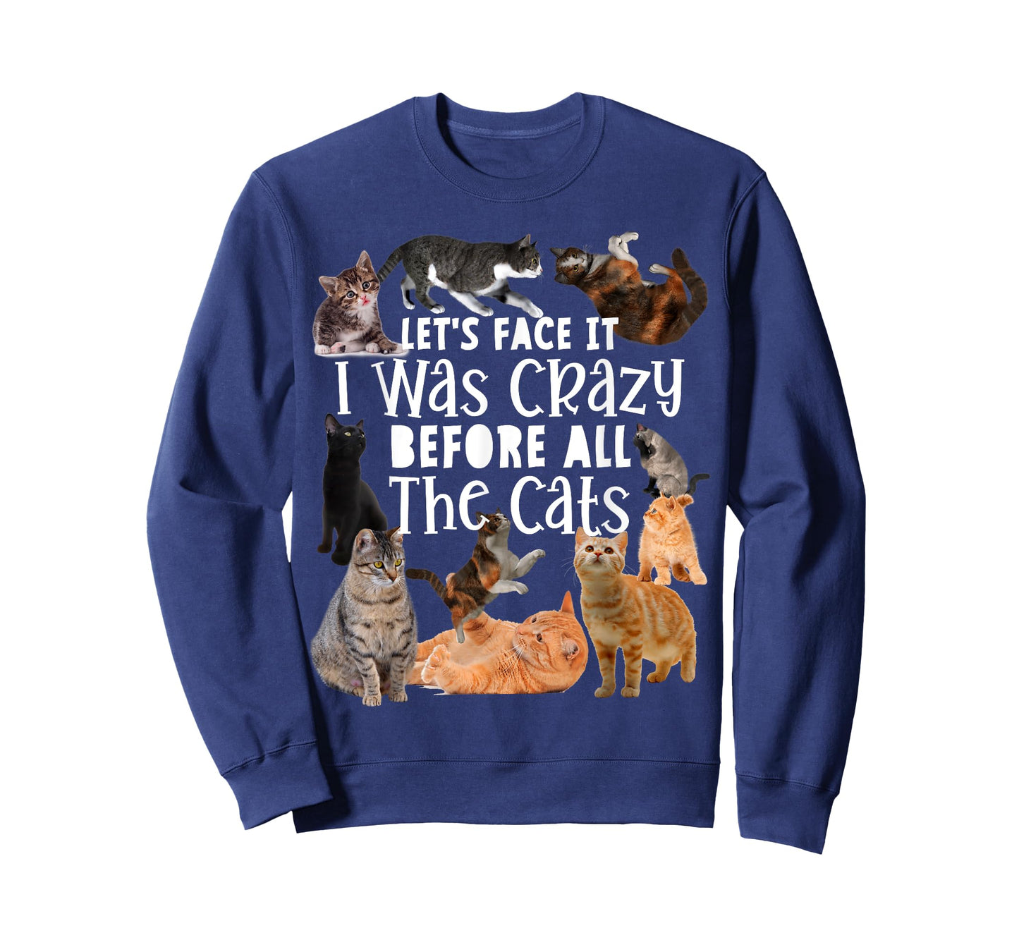 Let's Face It I Was Crazy Before The Cats Funny Gift T-Shirt
