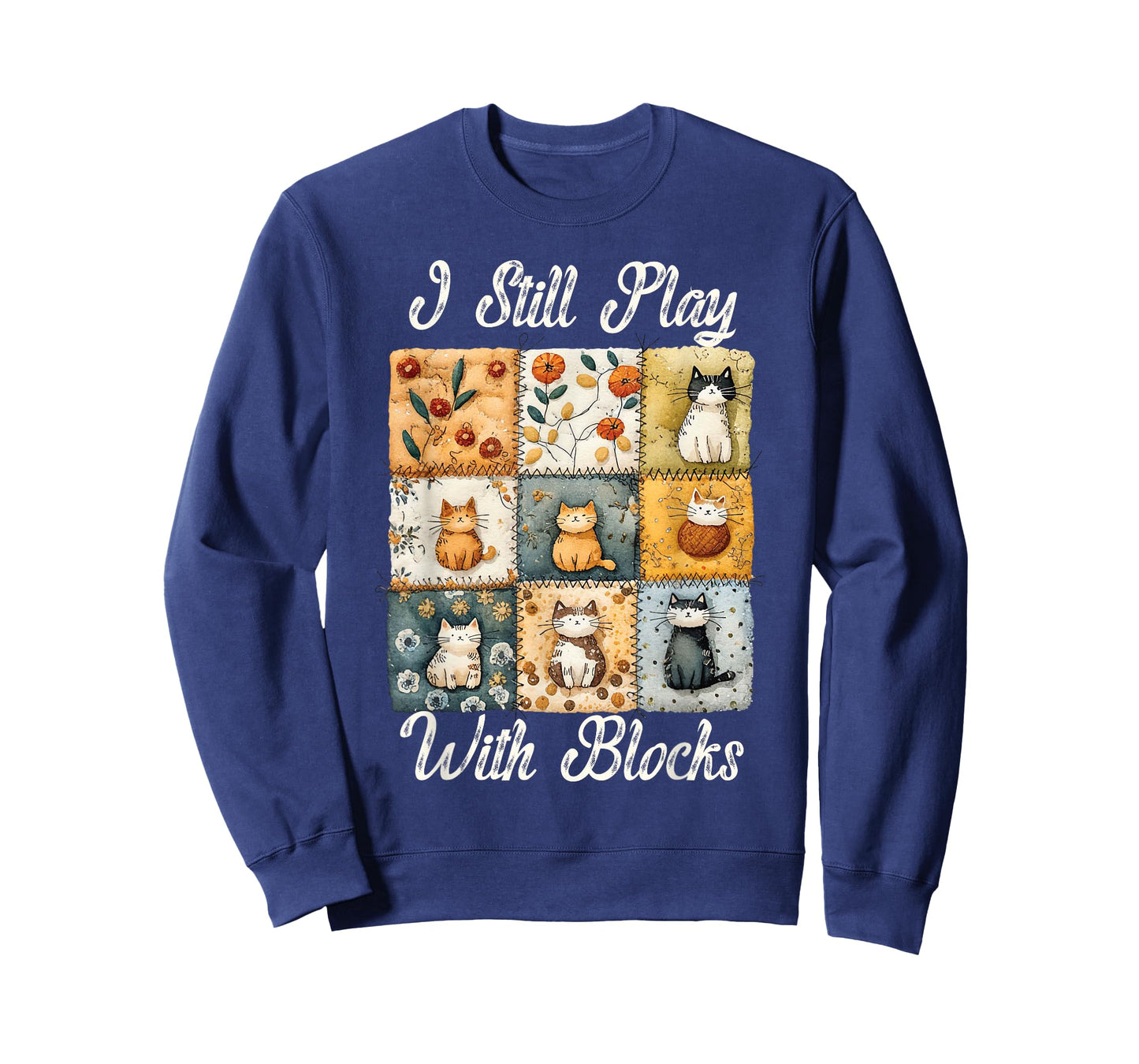 Funny Sewing Quilting Art For Women cat Quilting Lover T-Shirt
