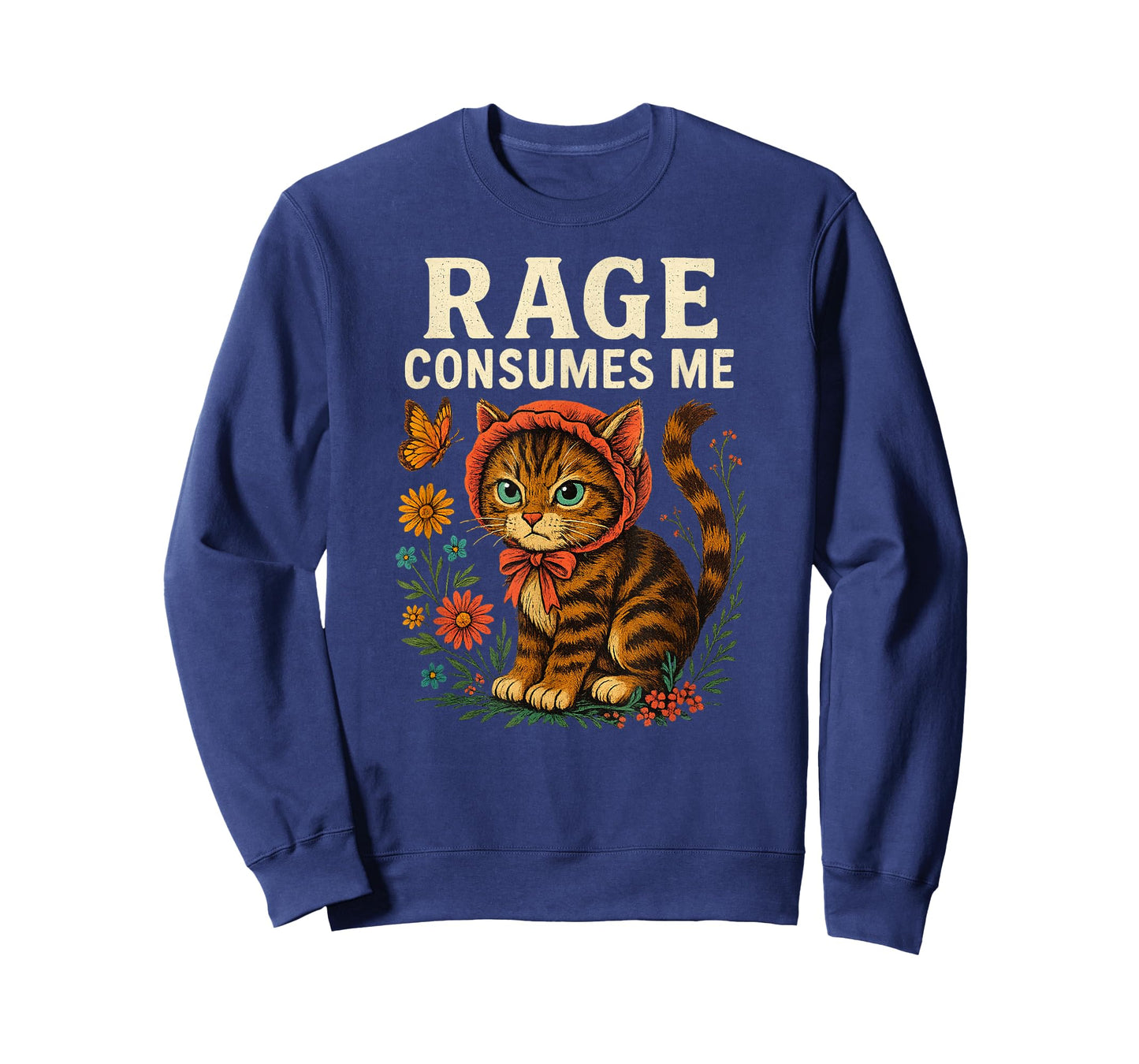 Rage Consumes Me Funny Cat Meme, Cat Mom T-Shirt