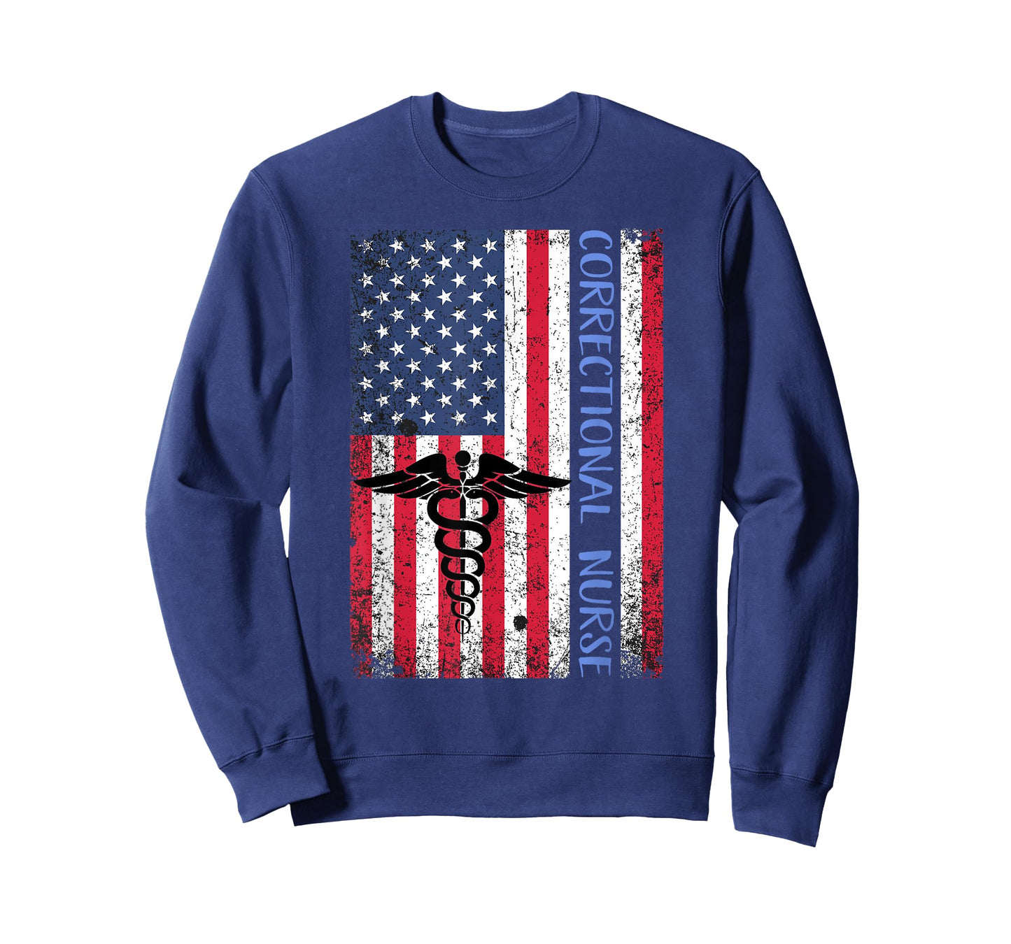 Correctional Nurse Gift Nursing Shirt American Flag July 4 T-Shirt