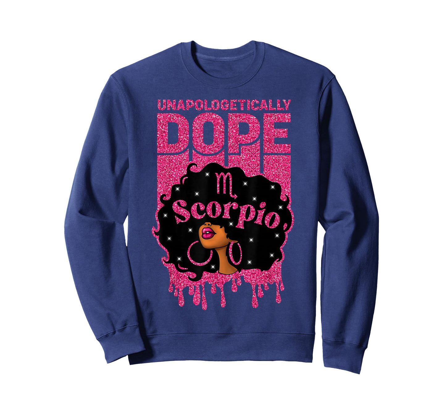 Unapologetically Dope Scorpio Afro Woman Zodiac Sign T-Shirt