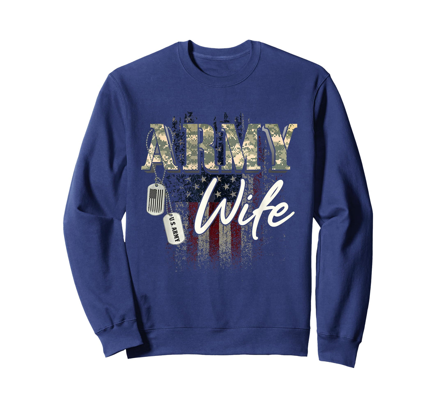 Proud Army Wife American Veteran Military Gift T-Shirt