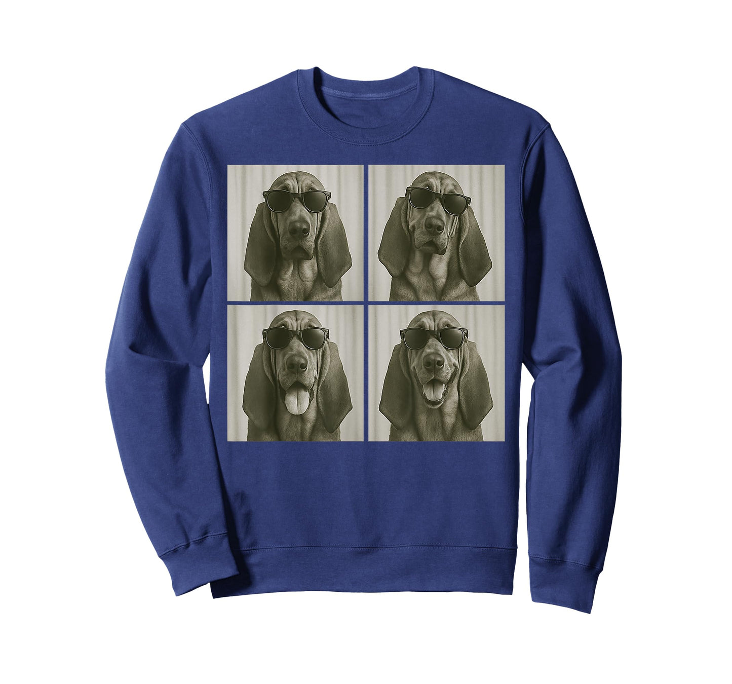 Funny Bloodhound Dog Lover Cute Bloodhound Photo Booth T-Shirt for Men Women Kids