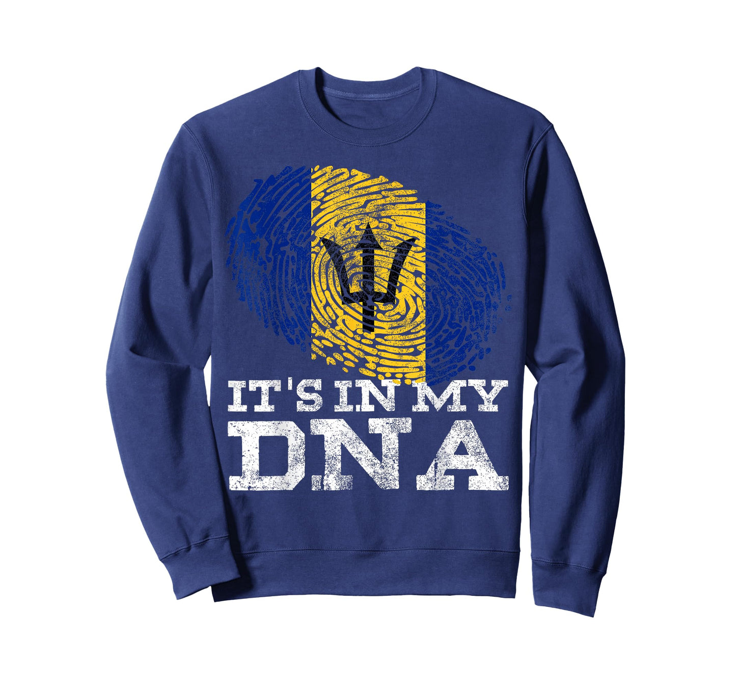 It's in My DNA Barbados Barbadian Graphic Bajan Flag T-Shirt