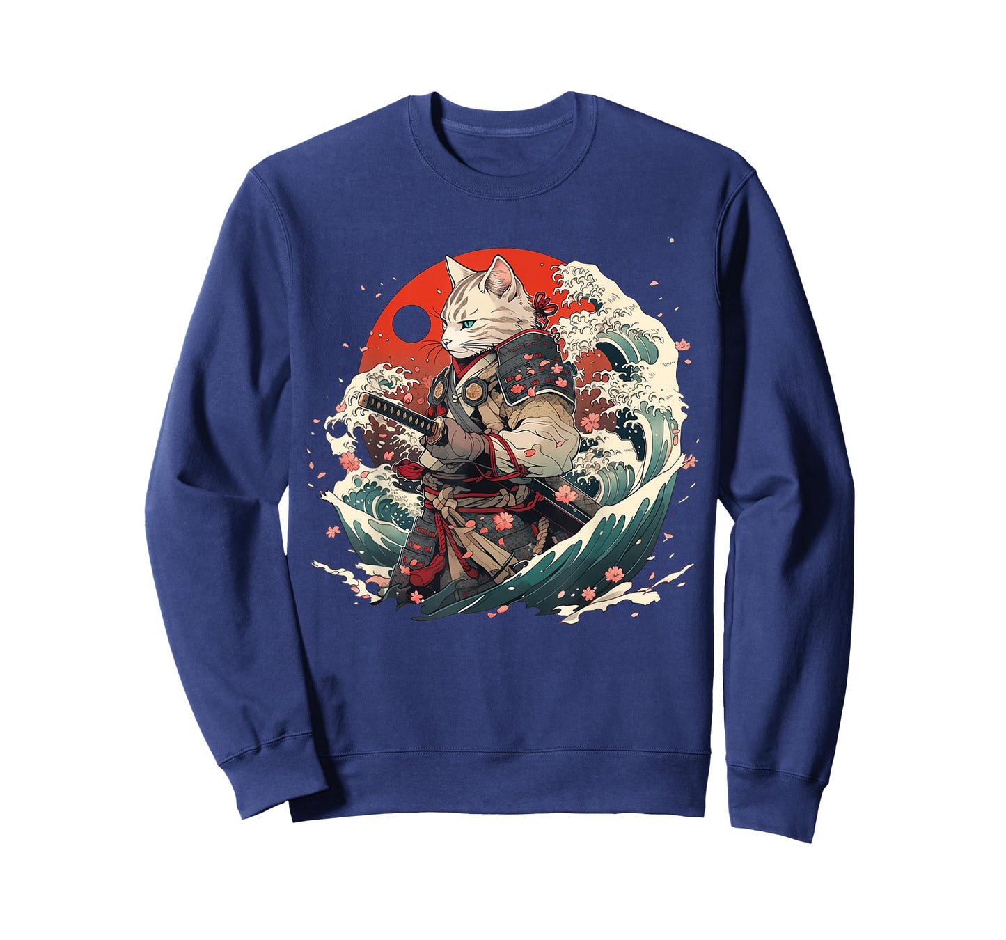 Japanese Samurai Cat Tattoo, Vintage Ninja Cat T-Shirt