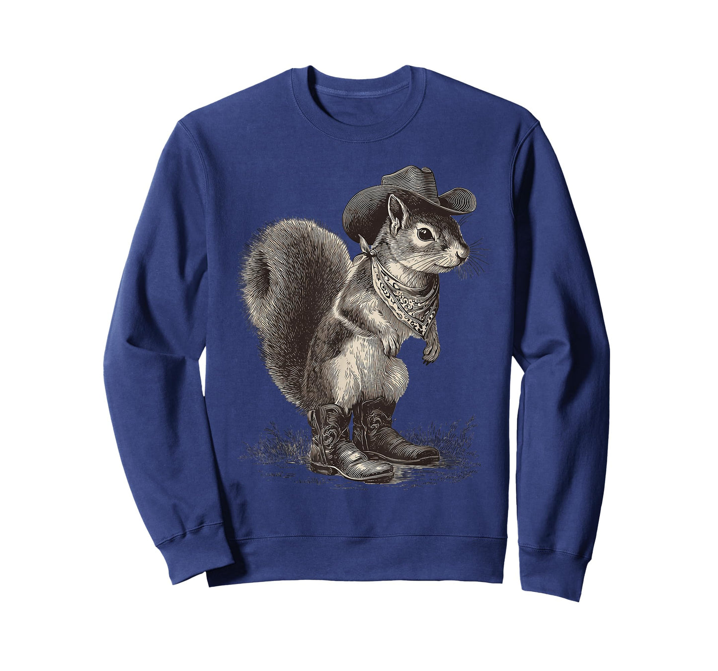 Country Cowboy Squirrel Vintage Rodeo Cowgirl Western Texax T-Shirt