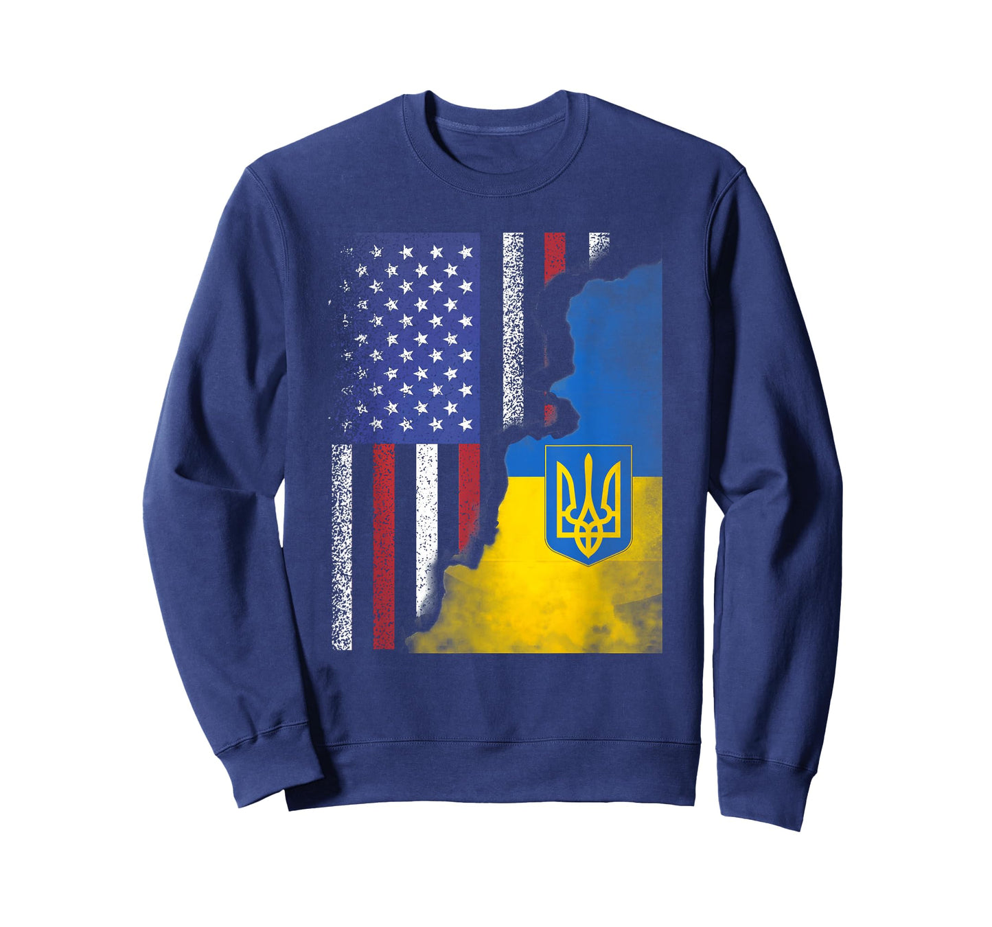Ukrainian American Flag Ukraine USA America Roots T-Shirt