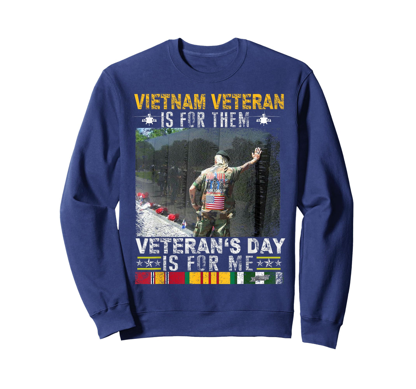 Vietnam Veteran US Flag Gifts | Vietnam War Vet Veteran Wall T-Shirt