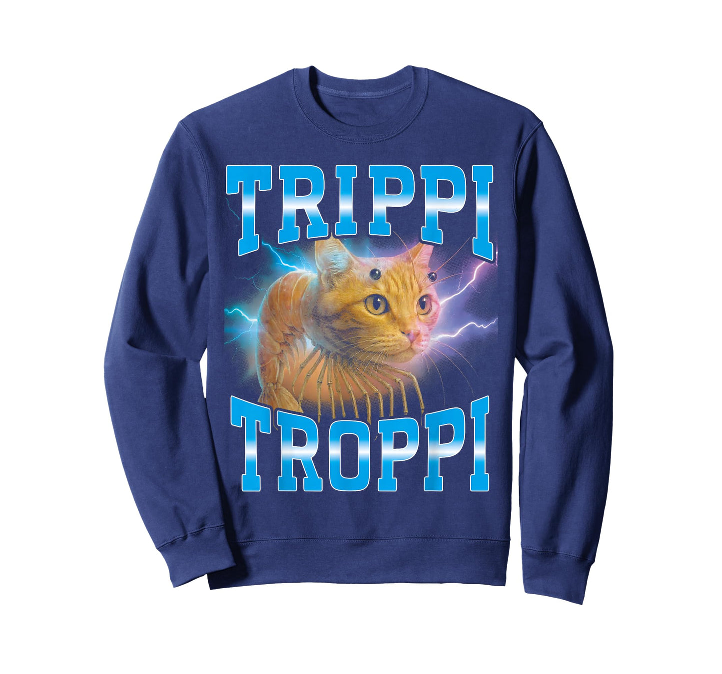 Surreal Italian Brainrot Meme Trippi Troppi Cat Funny T-Shirt