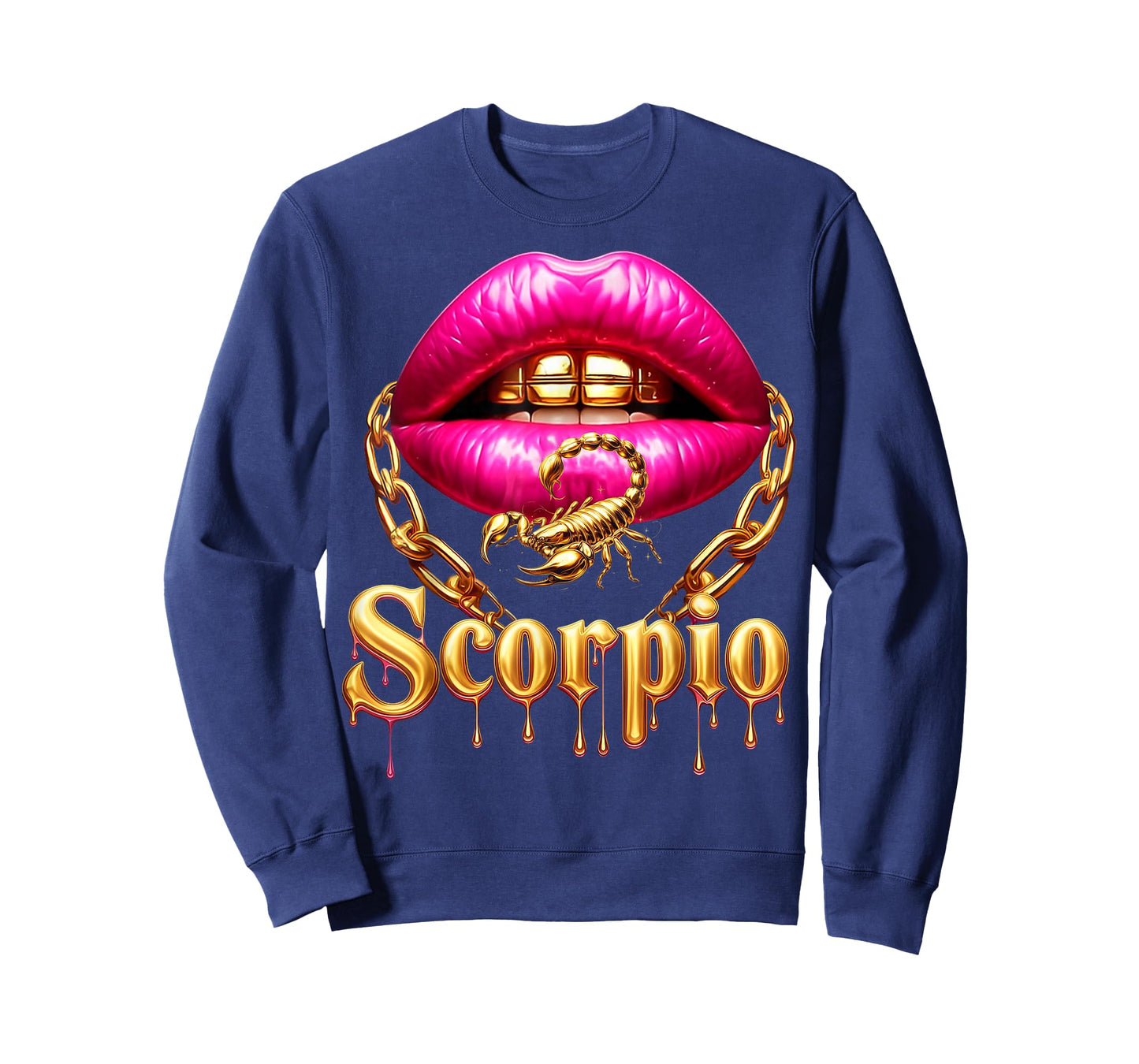 Scorpio Birthday Pink Lips Afro Girls Libra Zodiac Sign Bday T-Shirt
