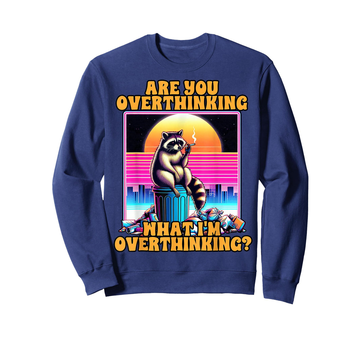 Anxiety Racoon Are You Overthinking What I'm Overthinking T-Shirt
