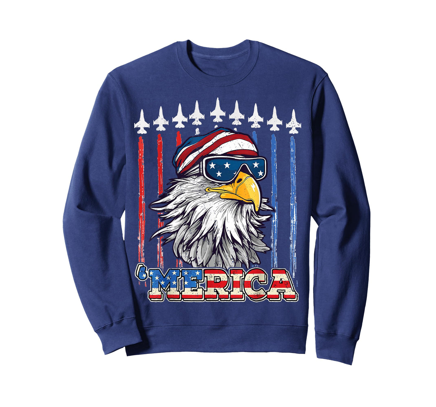 Merica 4th of july Eagle mullet USA flag Patriotic Eagle T-Shirt