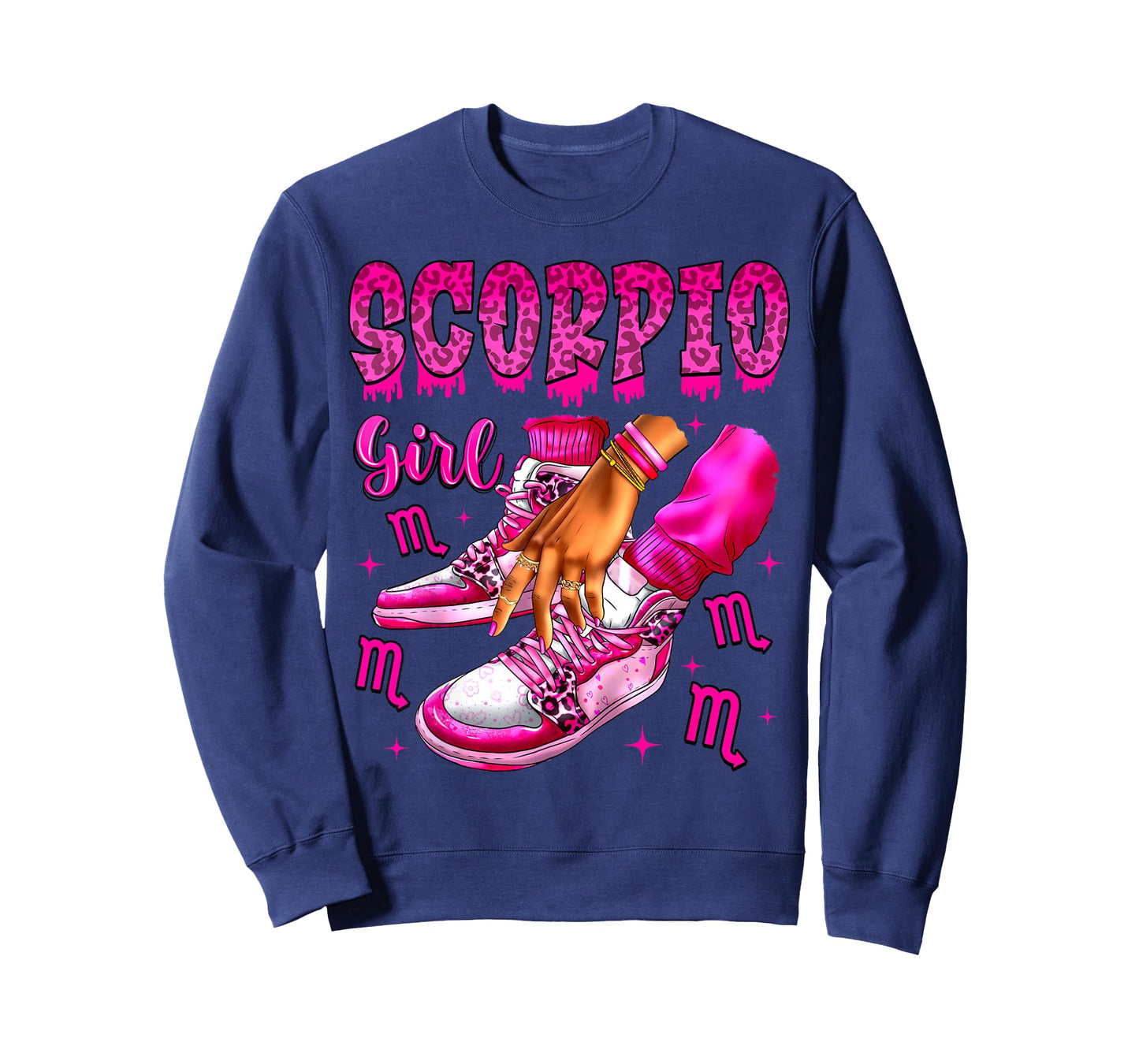 Scorpio Girl Birthday Black Women Sneakers Zodiac Bday T-Shirt