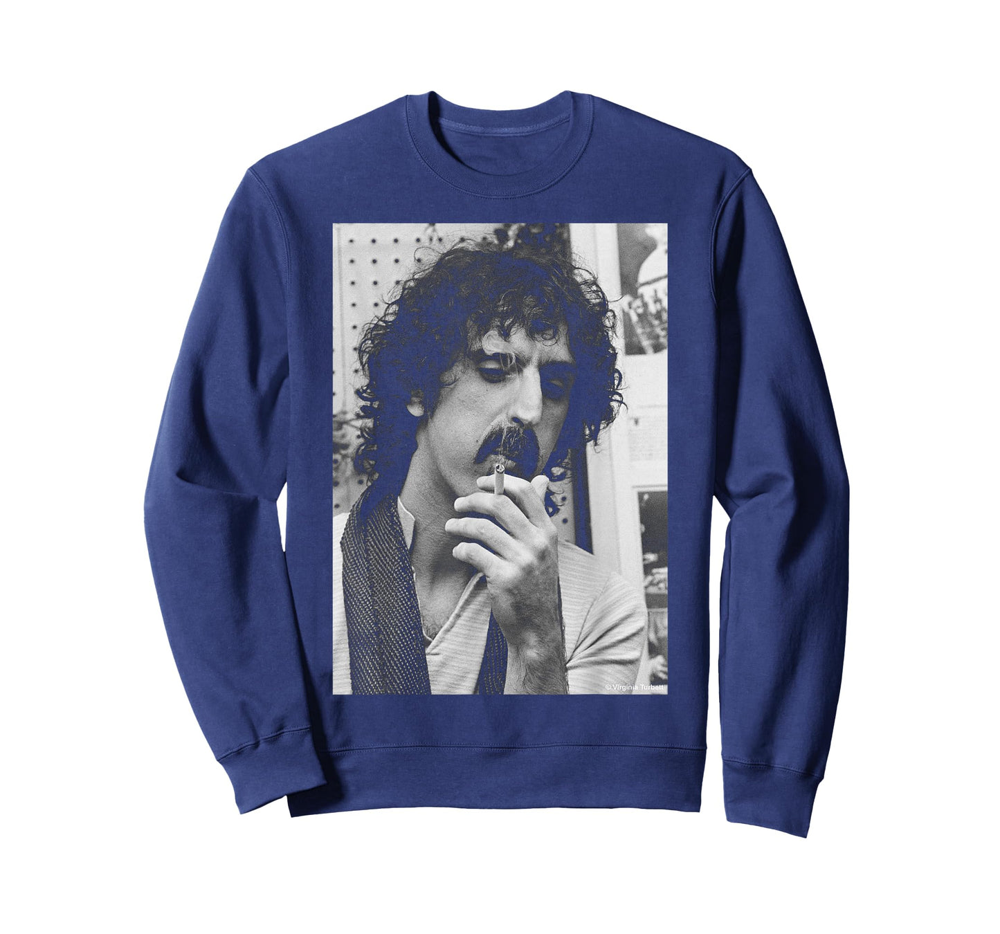 Smoking Frank Zappa by Virgina Turbett T-Shirt