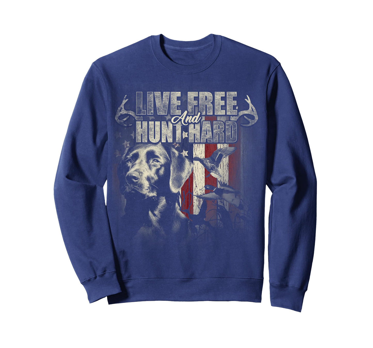 Duck Hunting Shirt Deer Hunting USA Flag Hunters Gift