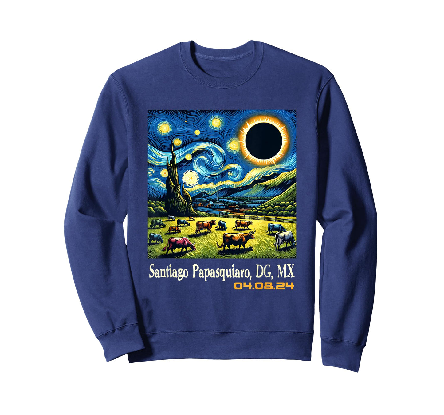 Countryside Solar Eclipse Santiago Papasquiaro Durango T-Shirt