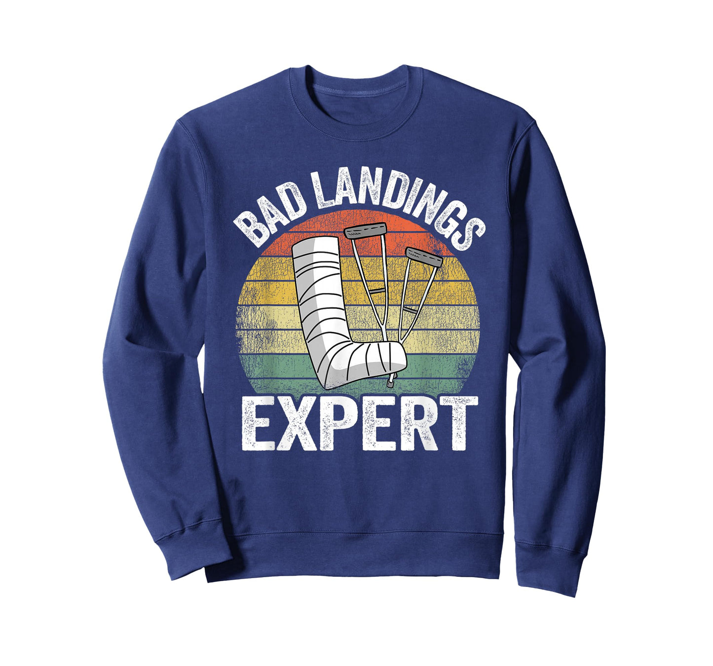 Bad Landings Expert Kids Get Well Injury Broken Leg Surgery T-Shirt