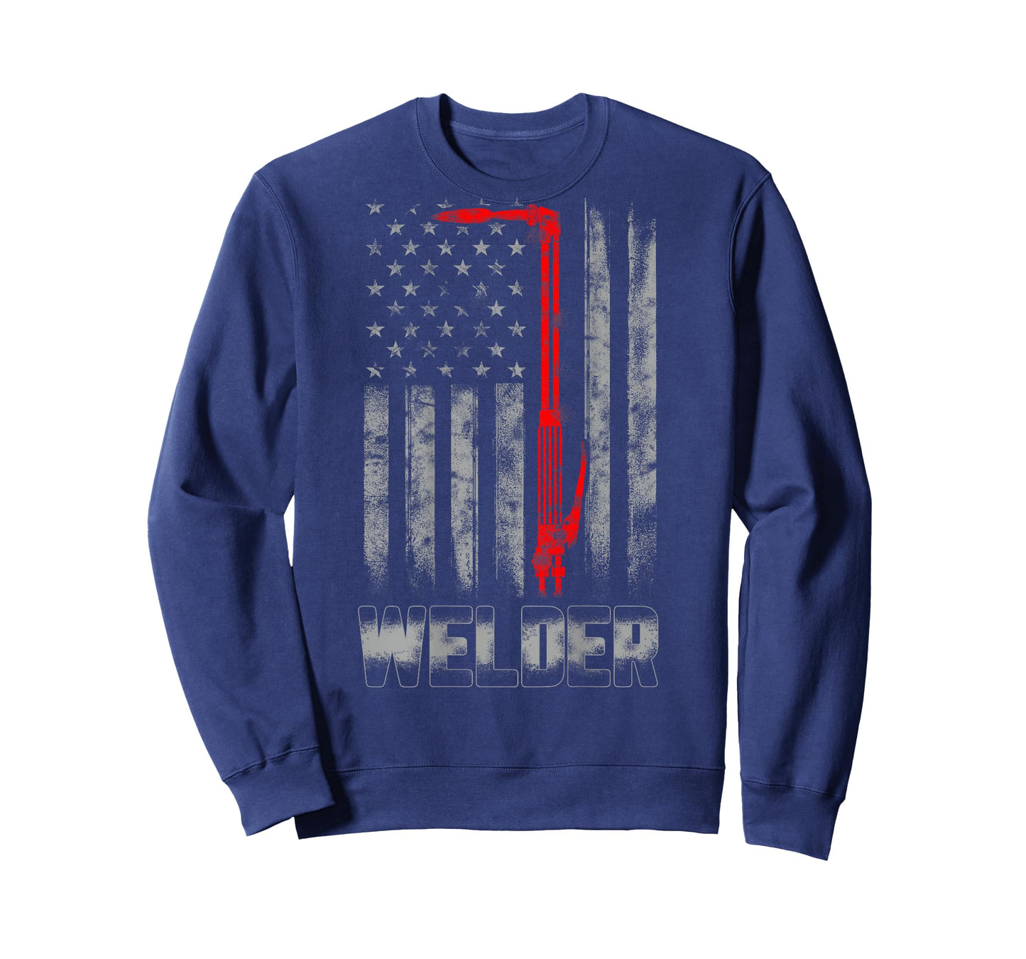Welder Red line American Flag Shirt USA Patriotic Welder T-Shirt