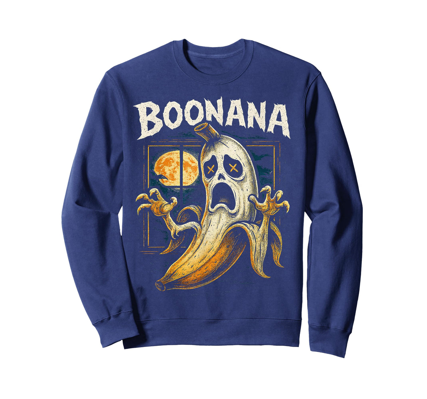 Boonana Cute Ghost Banana Halloween Costume Men Women Kids T-Shirt
