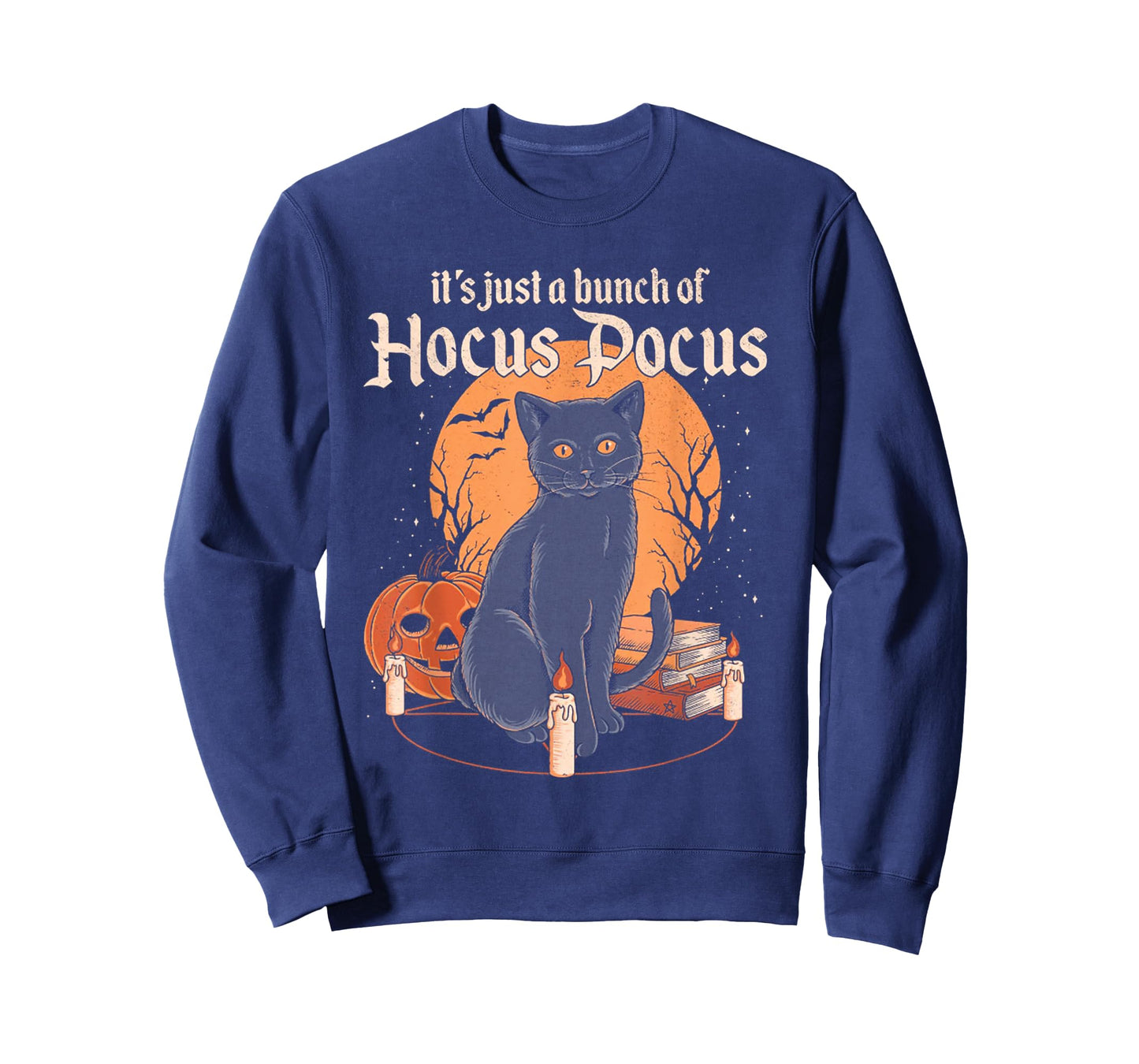 It's Just A Bunch of Hocus Pocus Funny Cat T-Shirt