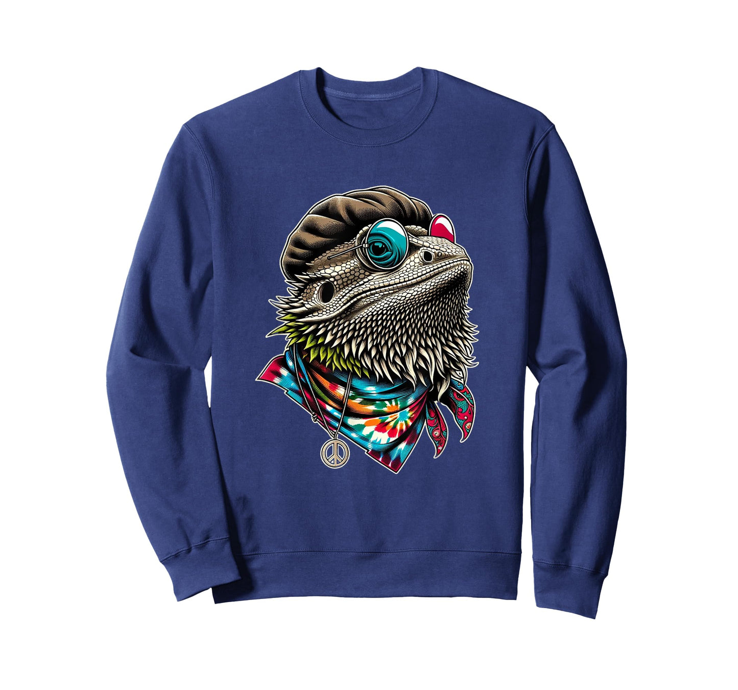 Bearded Dragons Reptile Lizard Pet Hippie Style T-Shirt