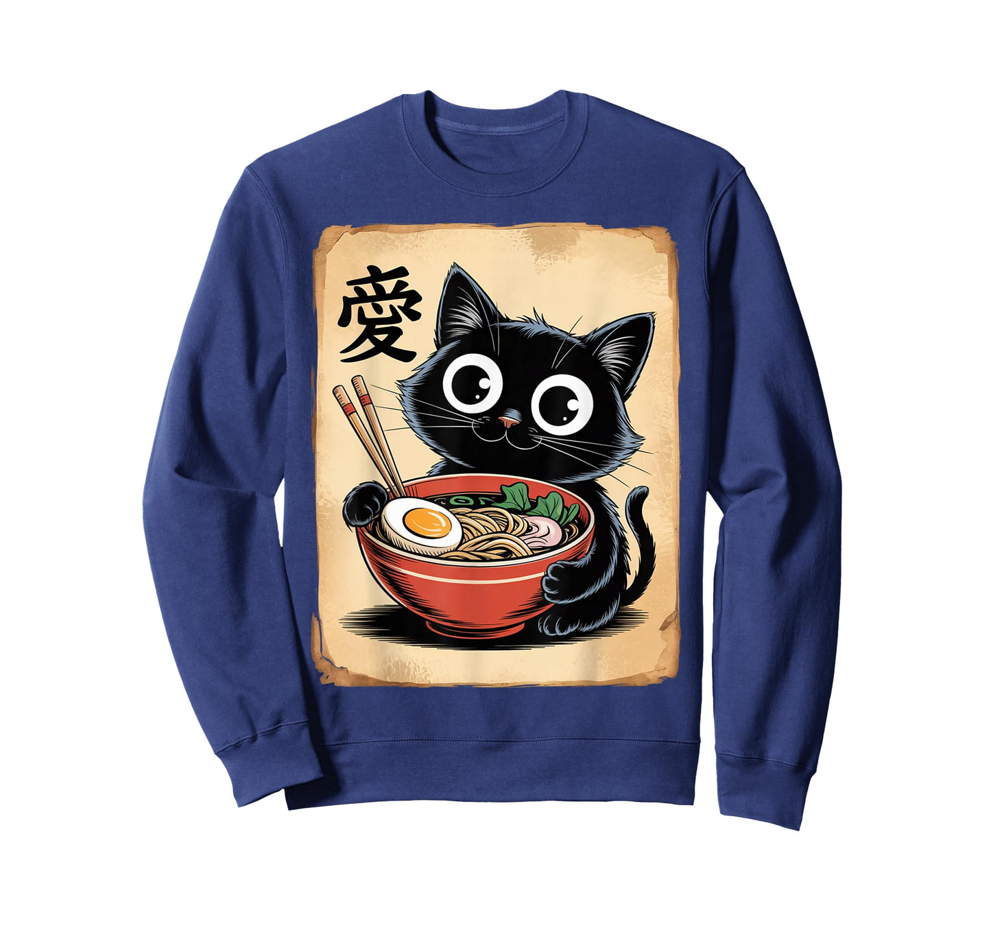 Funny Cat Ramen Japanese Kawaii Anime Cat Men Women T-Shirt