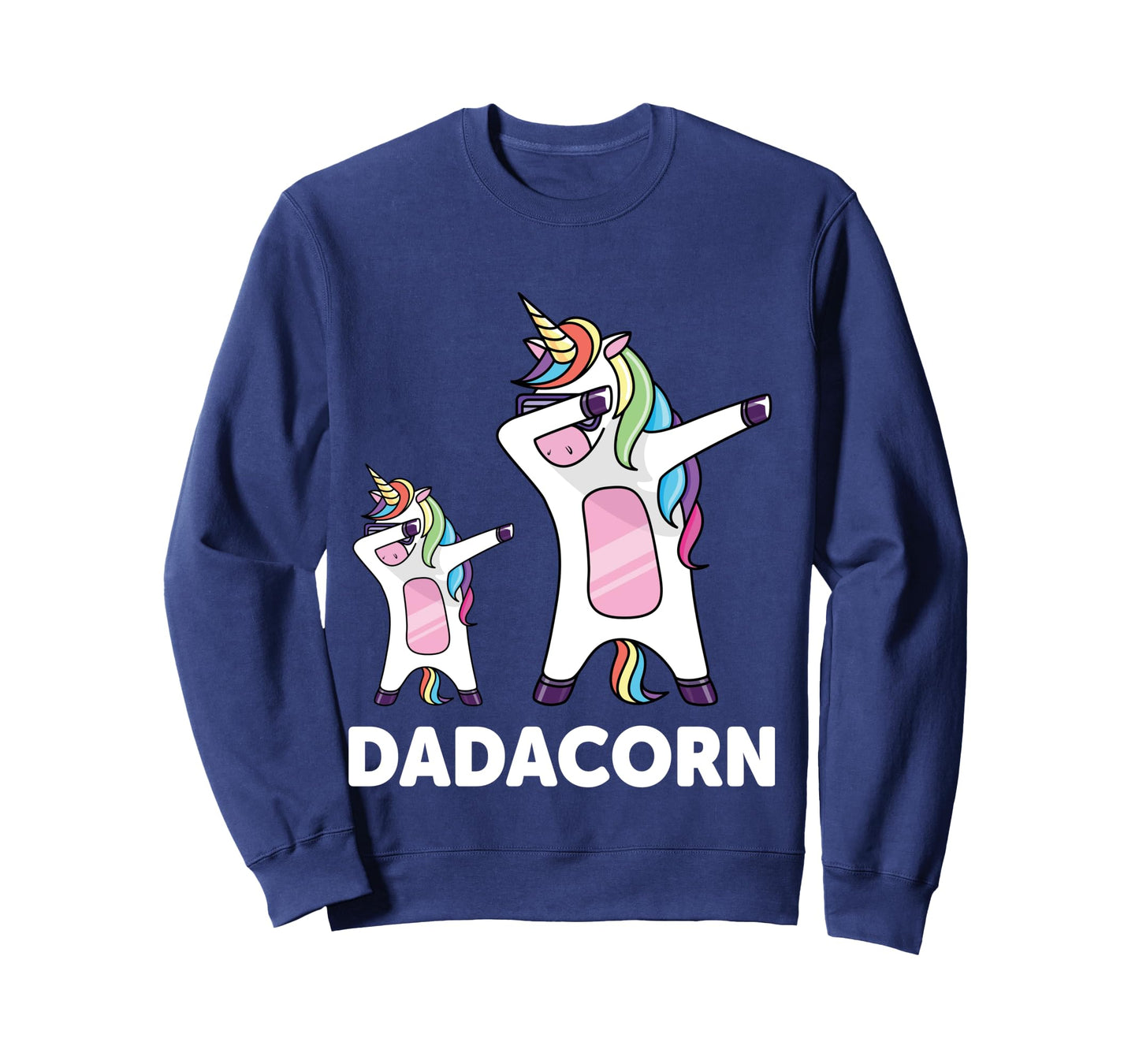Dadacorn Dabbing Unicorn Long Sleeve T-Shirt