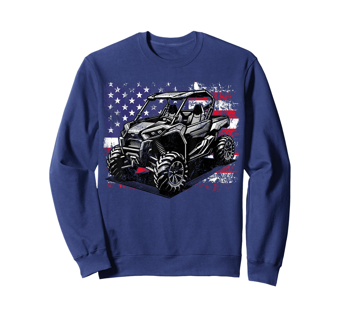 American Flag UTV Side by Side 4th of July SXS Off Road T-Shirt