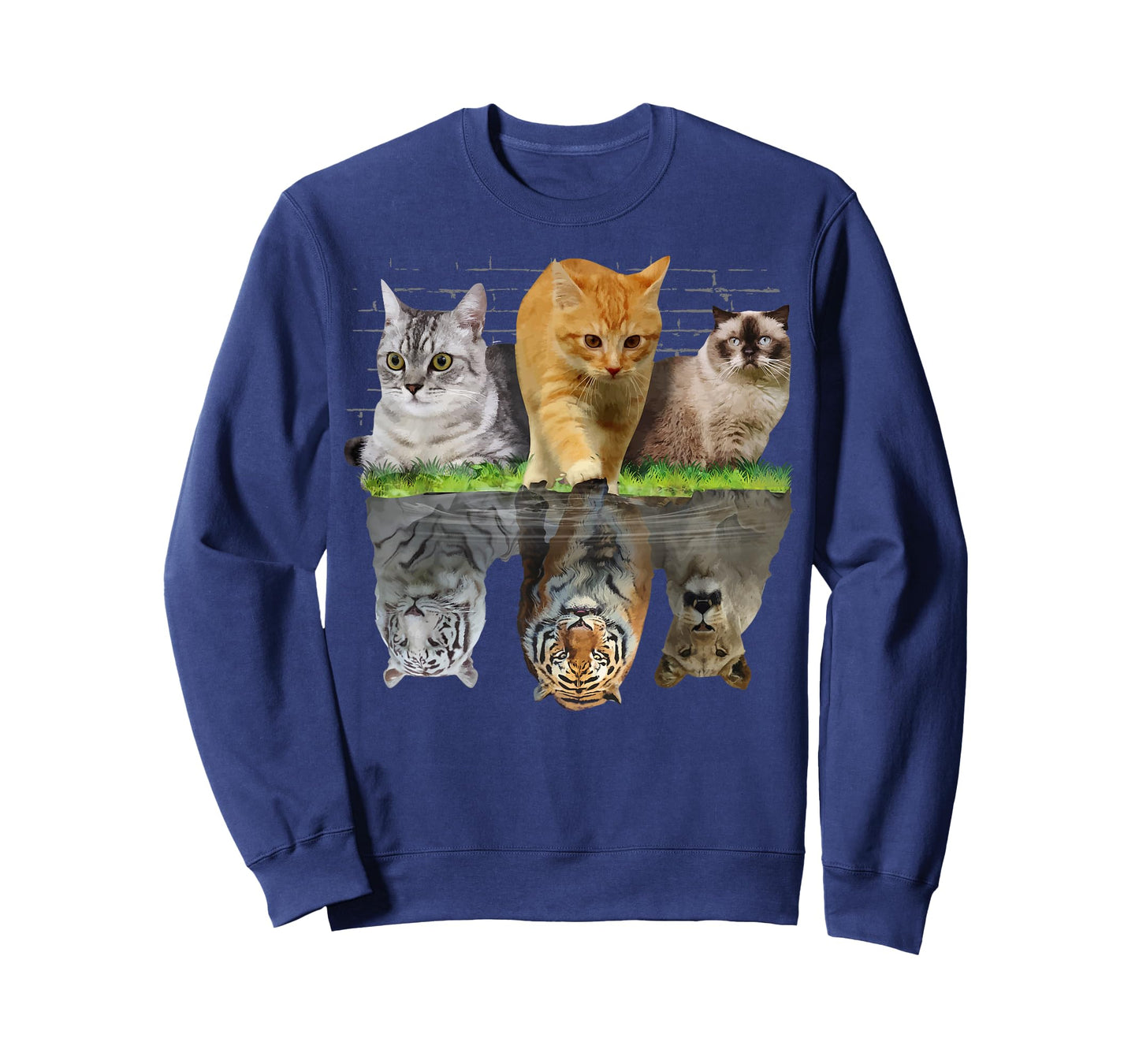 Fun Cat Reflection Gift Design Idea T-Shirt