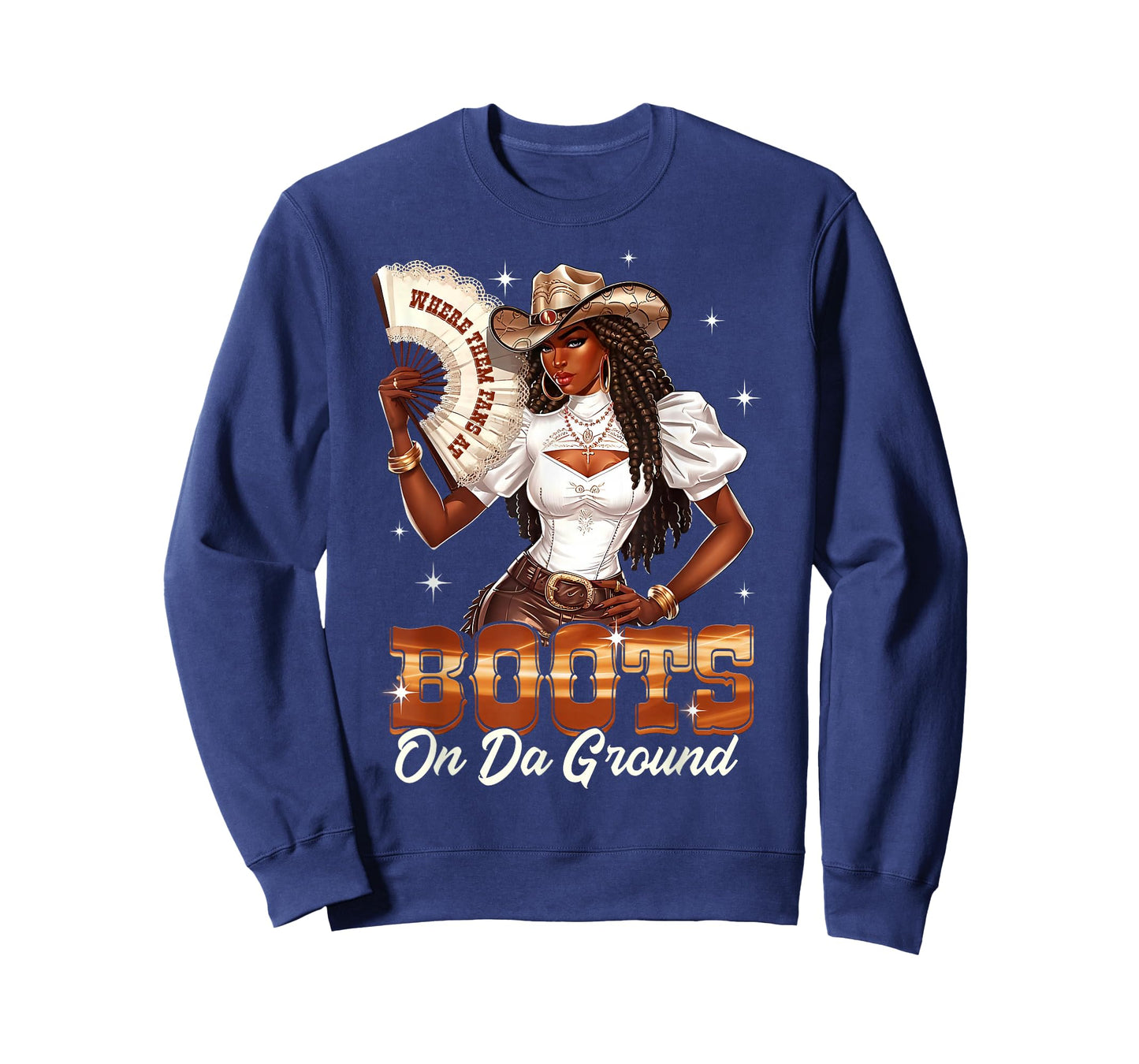 Boots On The Ground Cowgirl Black Women Africa Black History T-Shirt