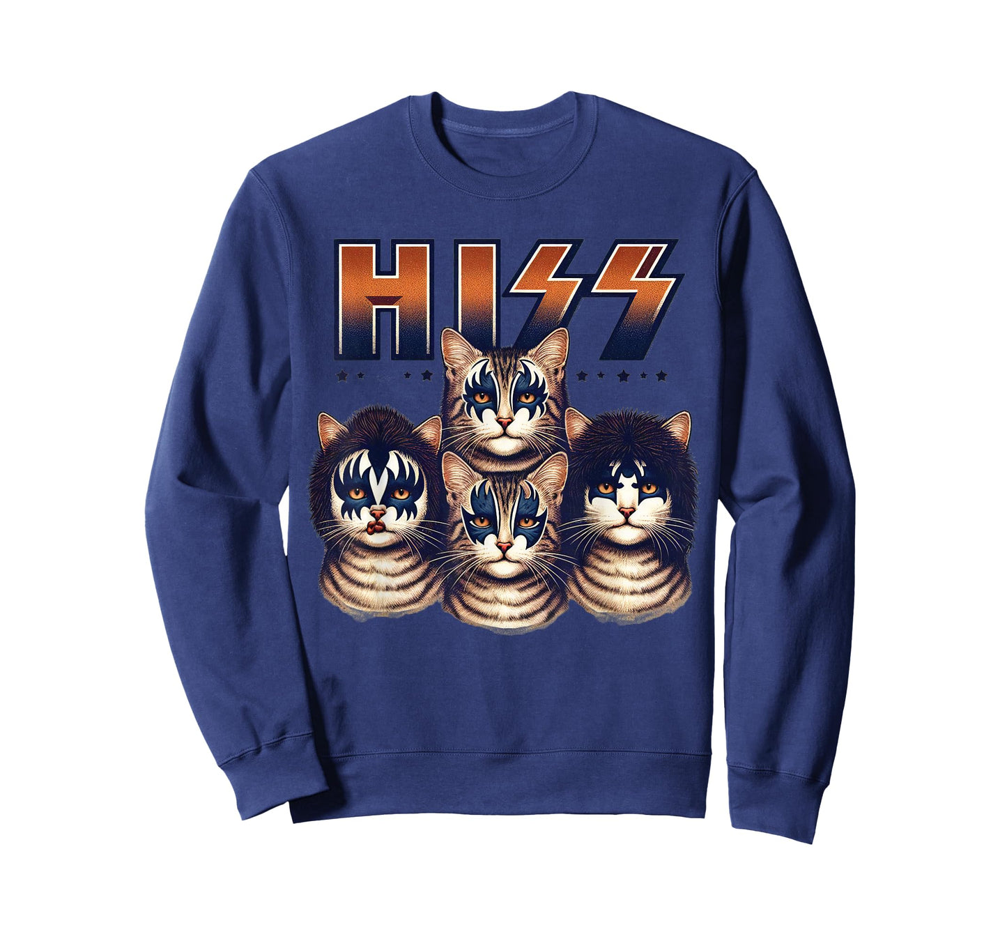 Hiss Cats Rock Kittens Rocking for Cat Lover Cat Mom Cat Dad T-Shirt