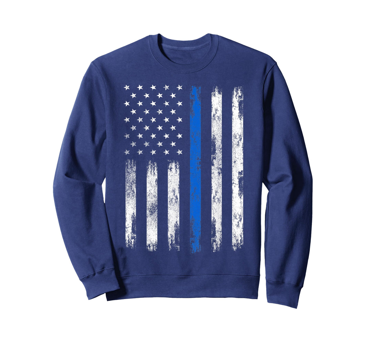 USA Flag Police Support Patriotic Law Enforcement Officer T-Shirt