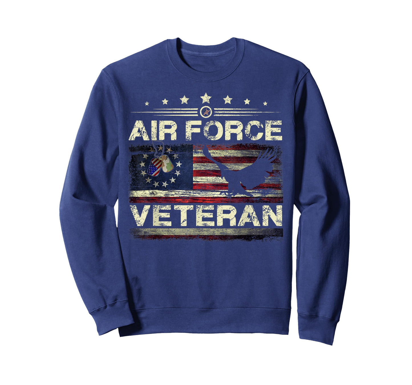 Veteran US Air Force Tshirt - American Betsy Ross Flag T-Shirt