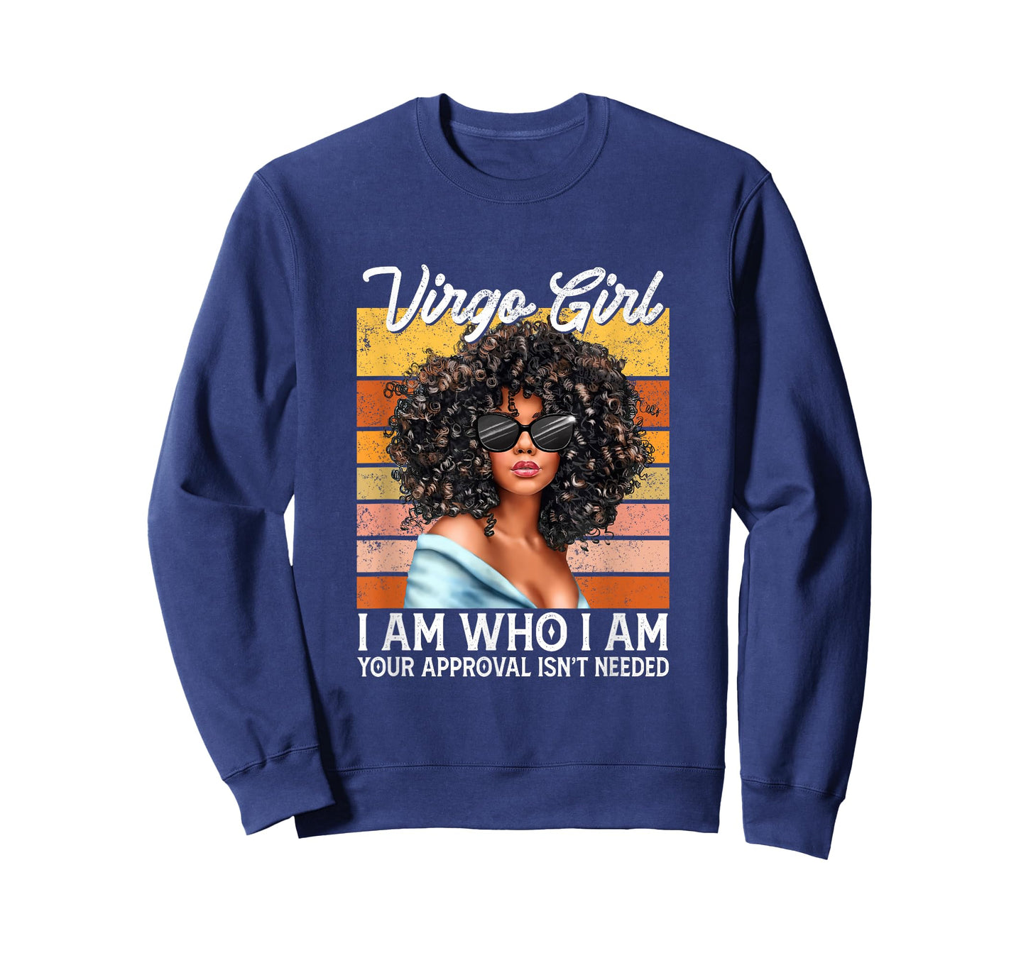Virgo Girl I Am Who I Am Birthday Afro Black Womens T-Shirt