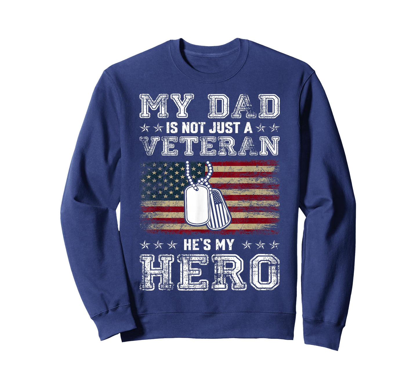 Military Family Veteran Support My Dad US Veteran My Hero T-Shirt