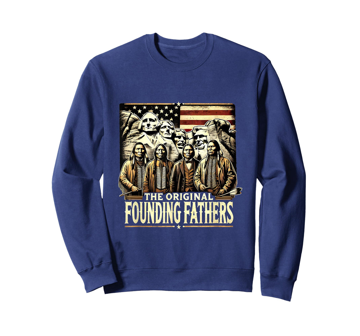 The Original Founding Fathers American Indian USA Flag T-Shirt
