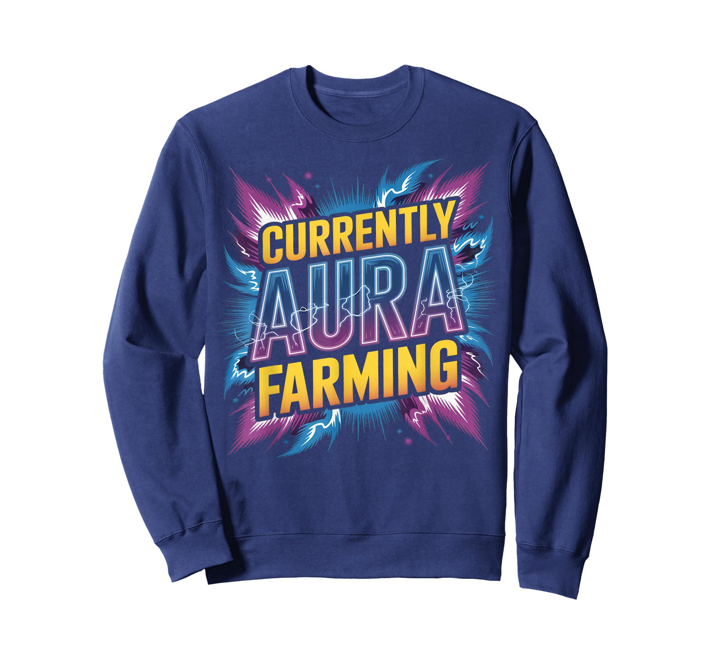 Currently Aura Farming Farm Aura Funny Aura Farming T-Shirt